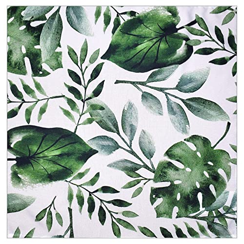 Charlo's Cloth Napkins Set of 4 Monstera Tropical Leaf II 16