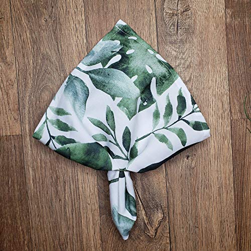 Charlo's Cloth Napkins Set of 4 Monstera Tropical Leaf II 16