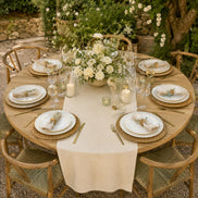 Charlo's Table Runner Natural Cotton  18