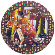 Set of 4 Round Placemats Covers Christmas Cookie Cloth 14