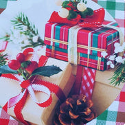 Set of 4 Round Placemats Covers Gift Box Cloth 14