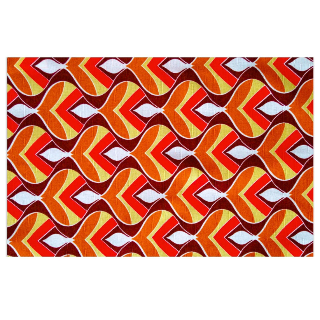 Charlo's Set of 4 Rectangular Placemats Colorful Indian Mosaic 18" x 12"