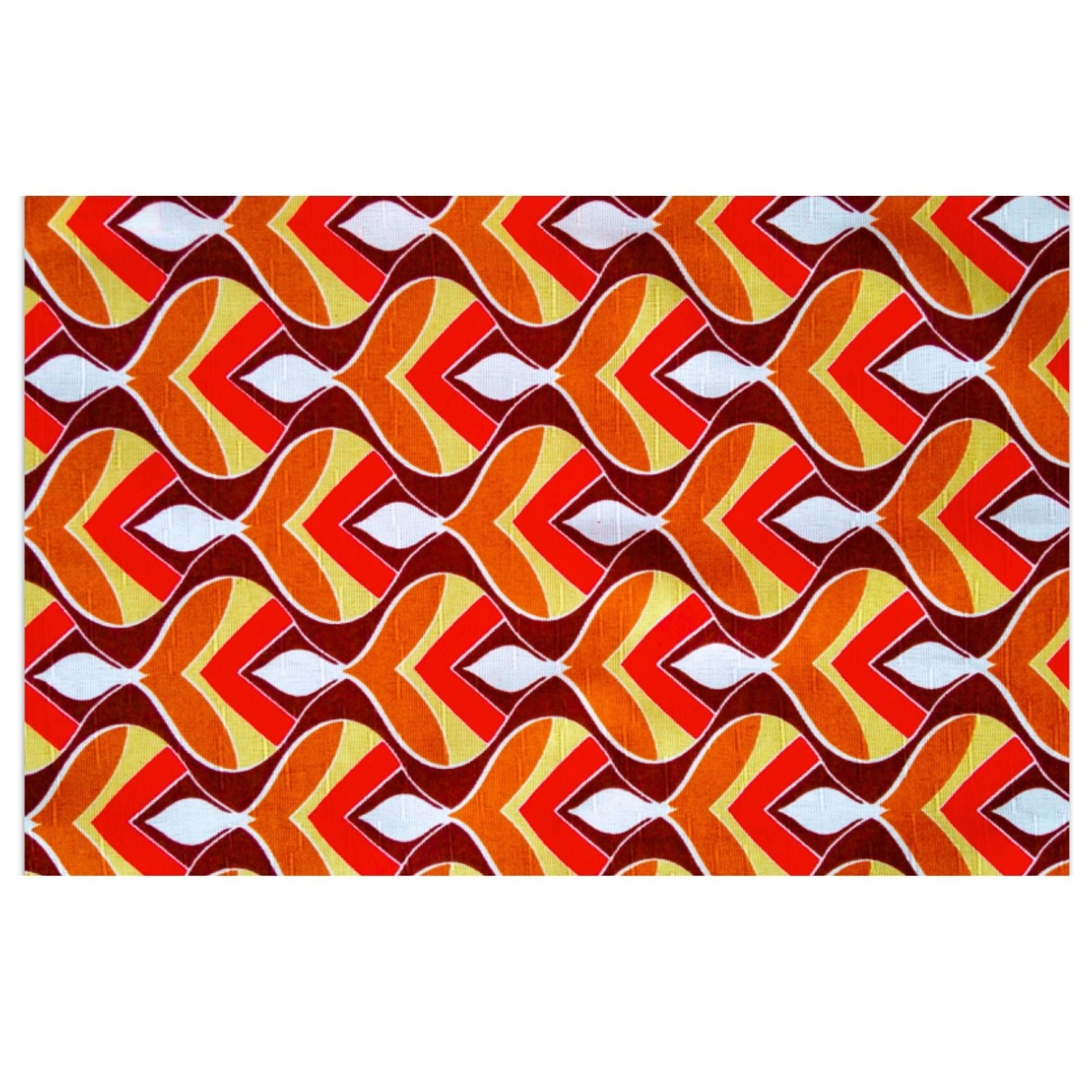 Charlo's Set of 4 Rectangular Placemats Colorful Indian Mosaic 18