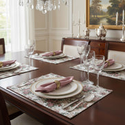 Charlo's Set of 4 Rectangular Placemats Mary Floral 18