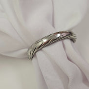 Maison Charlo | Set of 6 Imperial Silver Napkin Rings, Christmas, Easter, Valentine's, Mother's Day