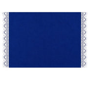 Charlo’s Set of 4 Rectangular Placemats Blue and White Embroidery 18