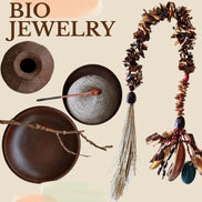 BIOJewelry Amazon Preciosa Peel Babacu Luxury Natural Fiber Art Decor Handmade for Living Room, Bedroom, Entrance