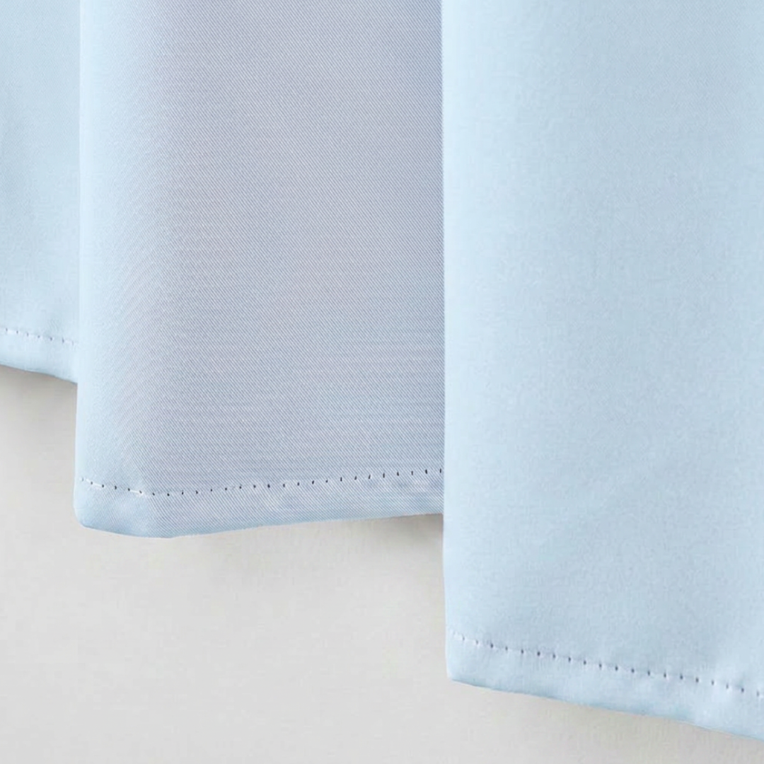 Maison Charlo Basic Blackout Curtains – Blue – 102 x 71 in – Set of 2 Panels