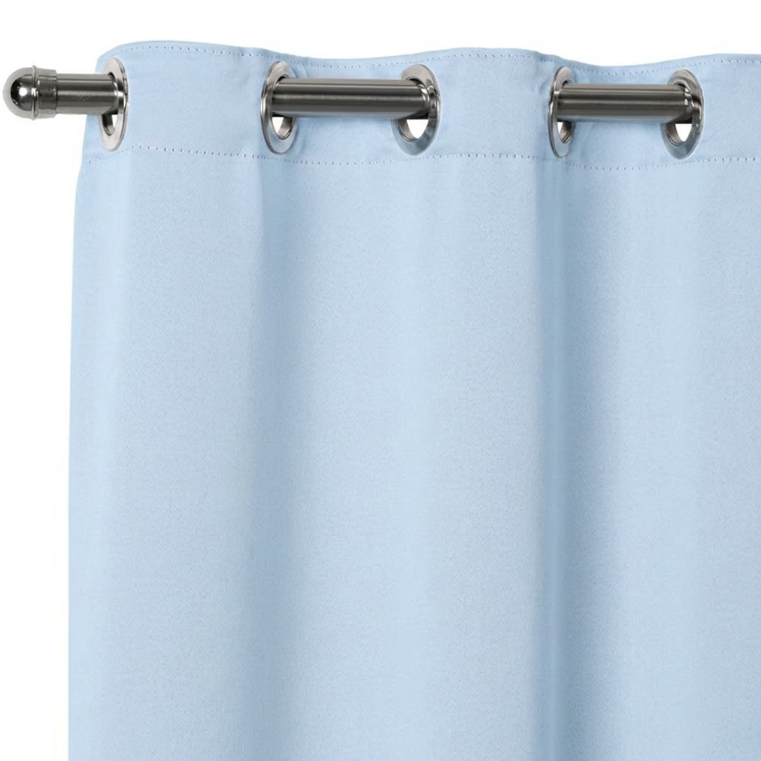 Maison Charlo Basic Blackout Curtains – Blue – 102 x 71 in – Set of 2 Panels