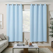 Maison Charlo Basic Blackout Curtains – Blue – 102 x 71 in – Set of 2 Panels