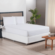 King Bed Sheet Set 3 Pieces Micropercale 300 Thread Count with Fitted Sheet 80 x 76 x 15.7 in – Soft & Elegant Bedding