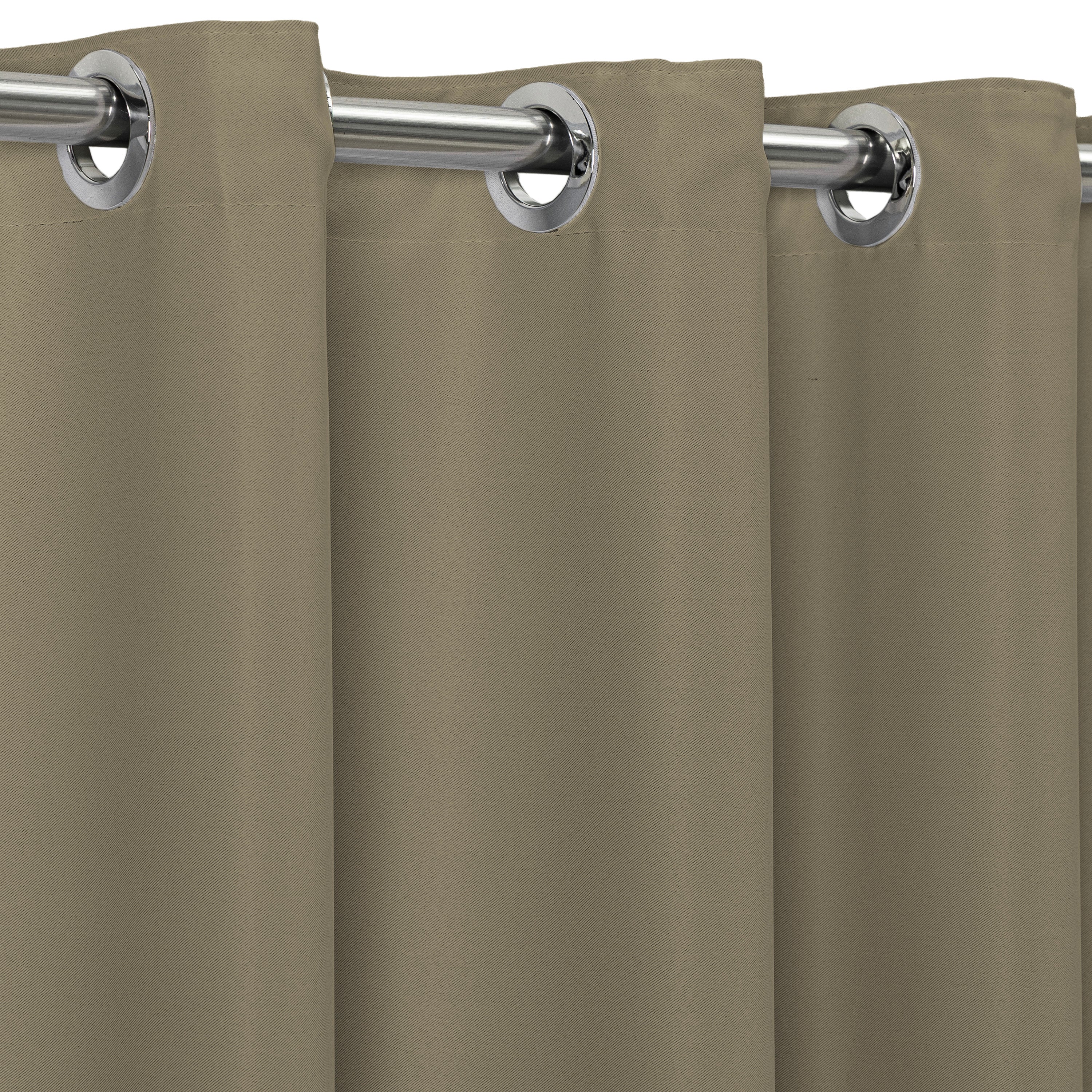 Maison Charlo Basic Blackout Curtains – Beige – 118 x 98 in – Set of 2 Panels
