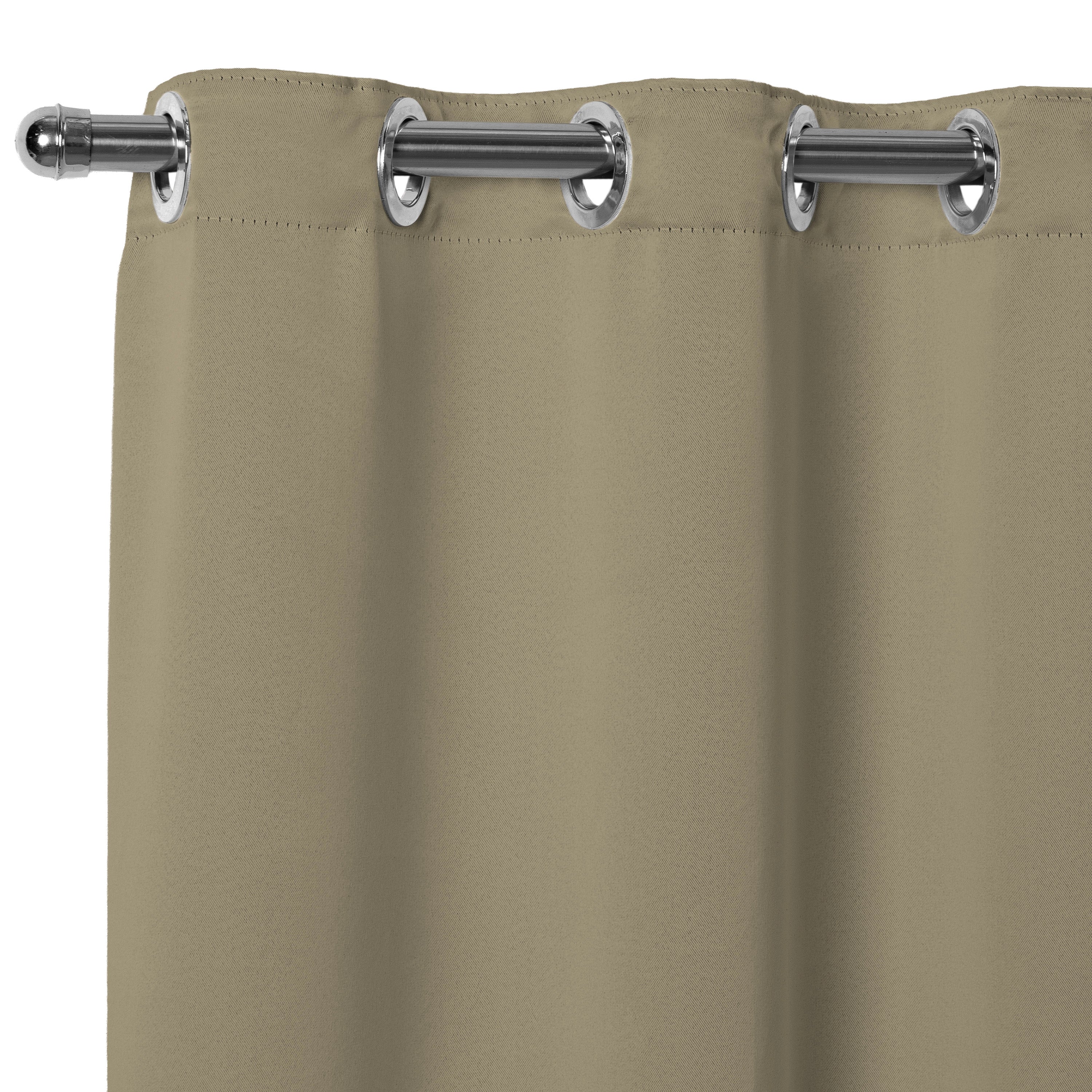 Cortina Basic Blackout Tecido Corta Luz 3,00x2,50m para Varão Simples 2m