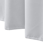 Maison Charlo Basic Blackout Curtains – White – 102 x 71 in – Set of 2 Panels