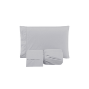 King Bed Sheet Set 3 Pieces Micropercale 300 Thread Count with Fitted Sheet 80 x 76 x 15.7 in – Soft & Elegant Bedding