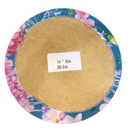 Set of 4 Round Placemats Covers Blue Bird Versailles 14 Dia inch