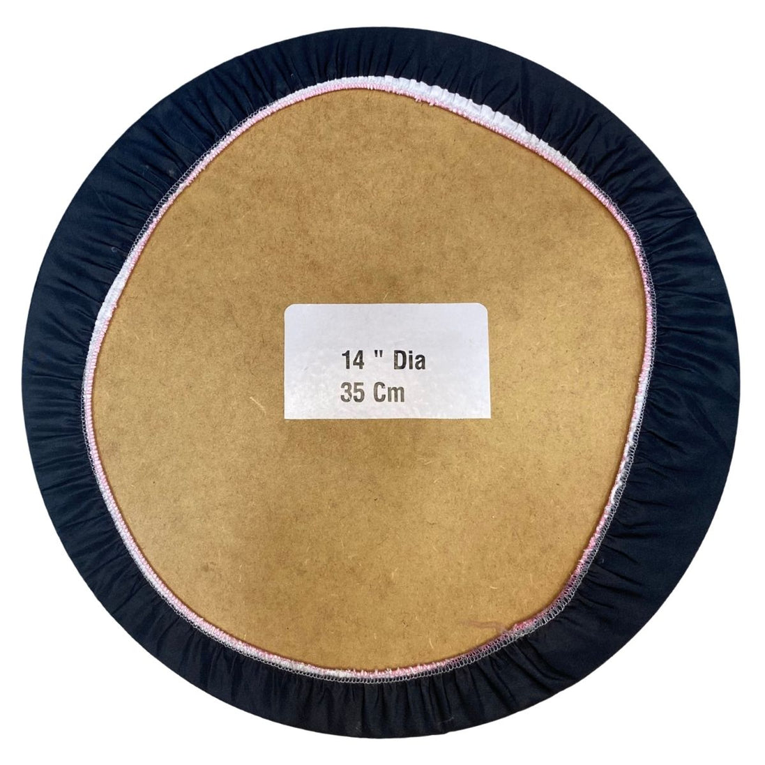 Set of 4 Round Placemats Covers Merry Christmas Cloth 14" Dia