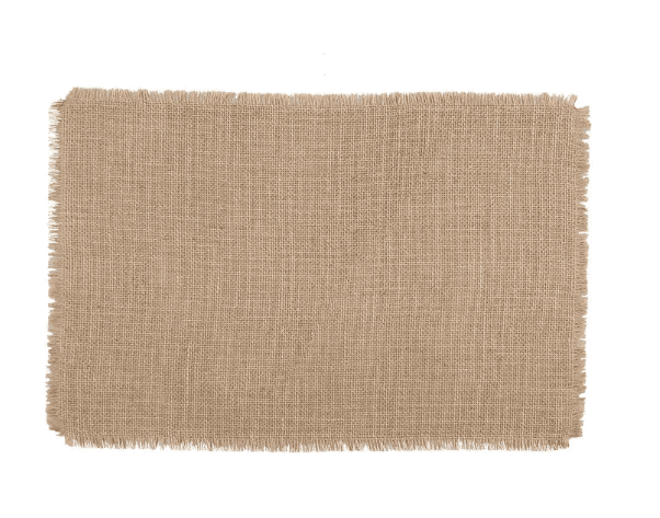 Charlo's Set of 4 Sustainable Rectangular Jute Rustic Chic Placemats 18