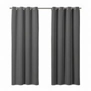 Maison Charlo Basic Blackout Curtains – Charcoal – 102 x 71 in – Set of 2 Panels