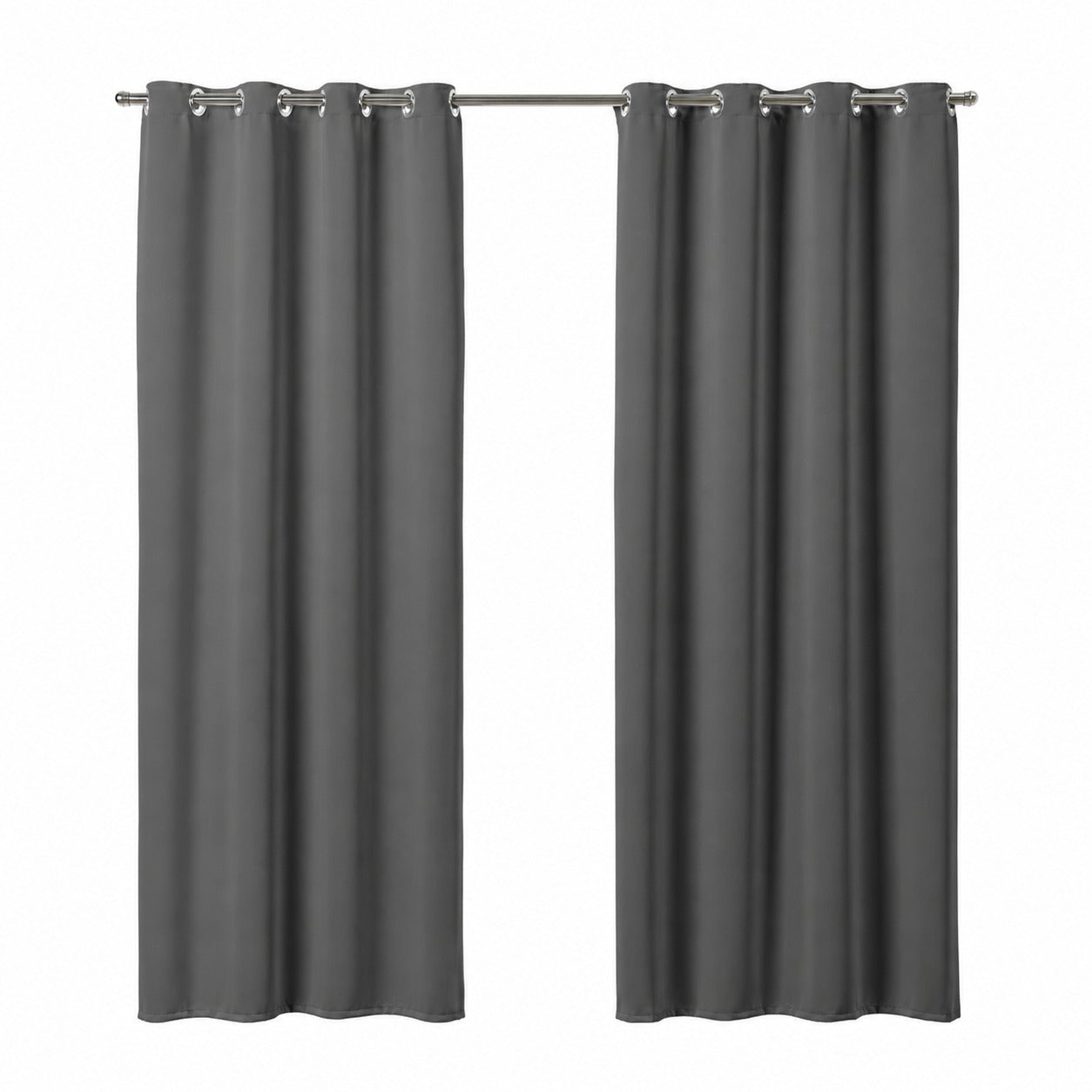 Maison Charlo Basic Blackout Curtains – Charcoal – 102 x 71 in – Set of 2 Panels