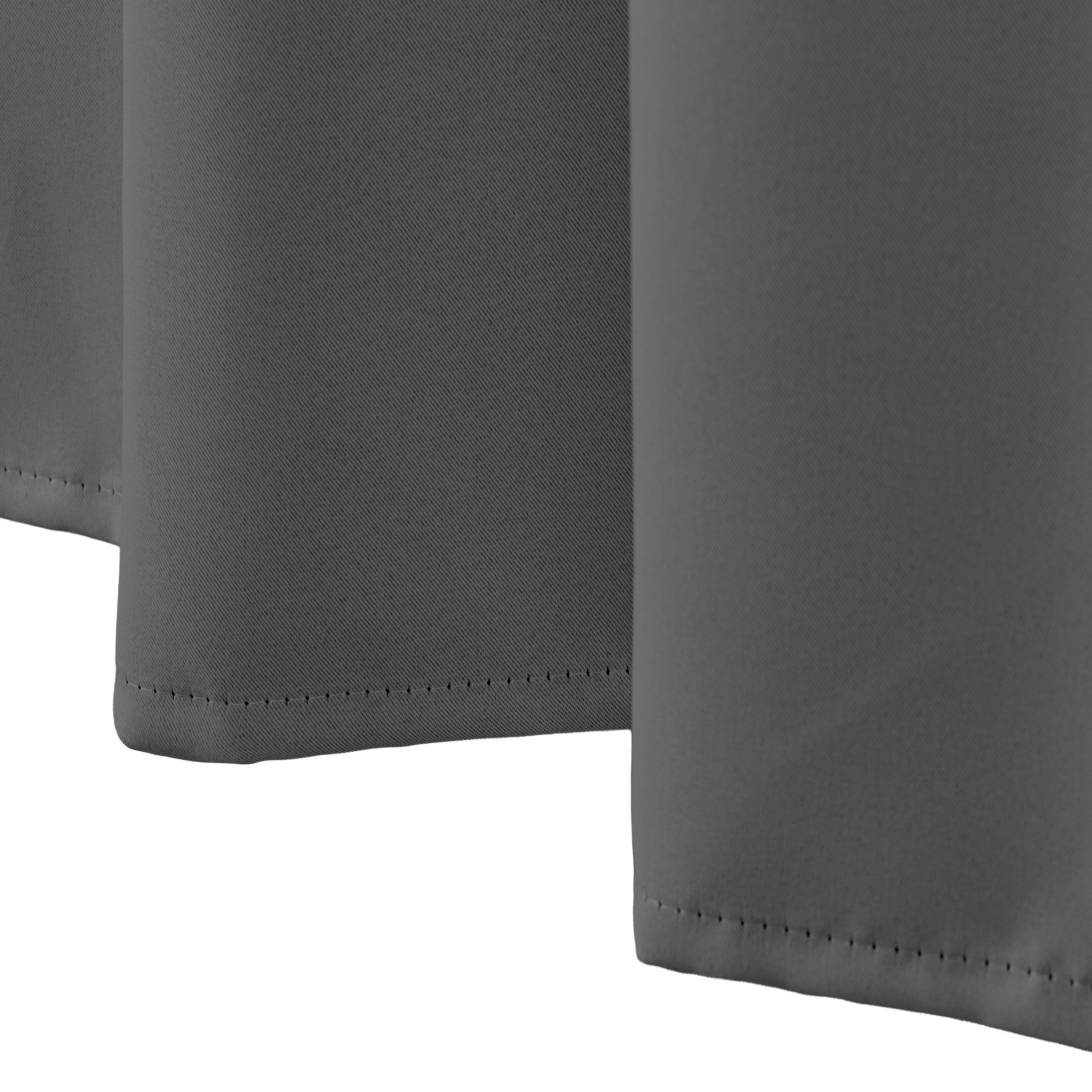 Maison Charlo Basic Blackout Curtains – Charcoal – 102 x 71 in – Set of 2 Panels
