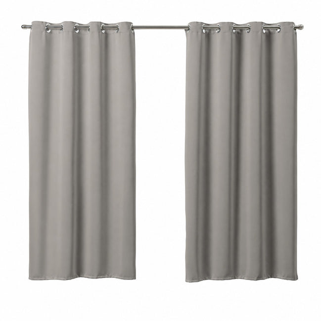 Maison Charlo Basic Blackout Curtains – Gray – 102 x 71 in – Set of 2 Panels