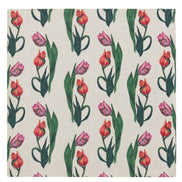 Charlo’s Set of 4 Cloth Napkin Spring Tulip 18