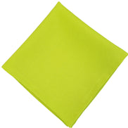 Charlo's Synthetic Cloth Napkins Set of 4 Solid Lemon Green 16