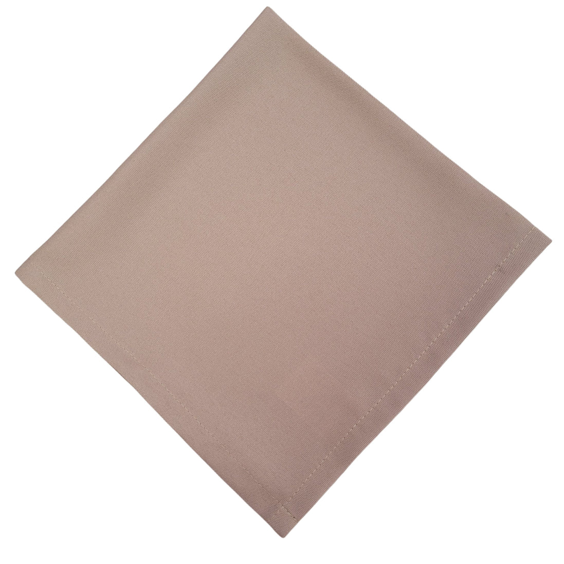 Charlo's Synthetic Cloth Napkins Set of 4 Solid Beige 16" by 16"