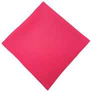 Charlo's Synthetic Cloth Napkins Set of 4 Solid Pink 16