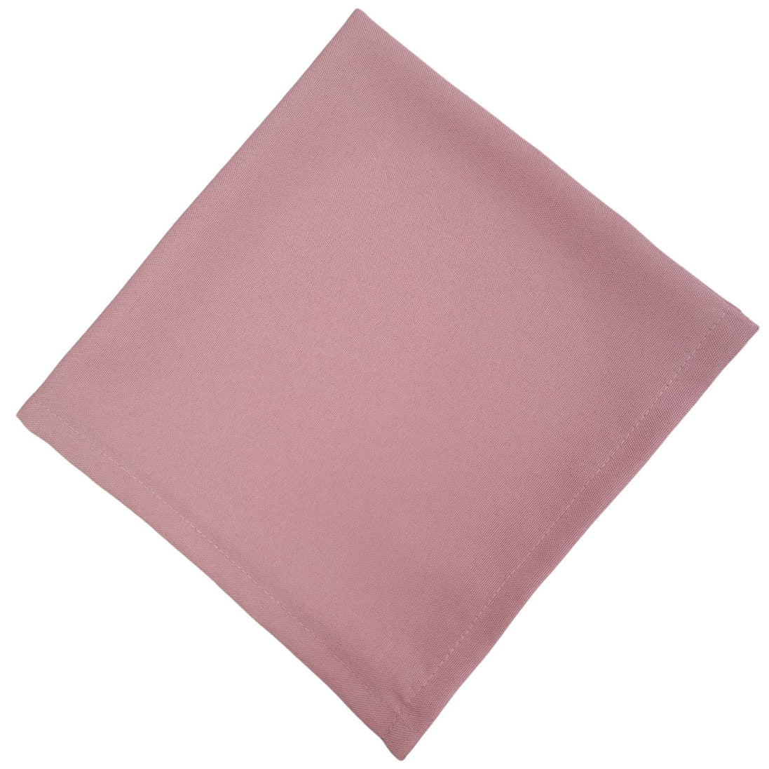 Charlo's Synthetic Cloth Napkins Set of 4 Solid Rose Vintage 16" by 16"