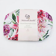 Charlo's Set of 4 Round Placemats Covers 14 Dia inch Floral Love Charlo