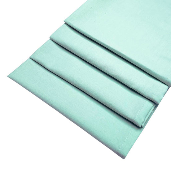 Charlo's Set of 4 Maldive 100% Cotton Solid Cloth Napkins 15" by 15" Washable Reusable