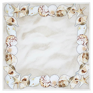 Charlo's Cloth Napkins Set of 4 Ring Seas 16