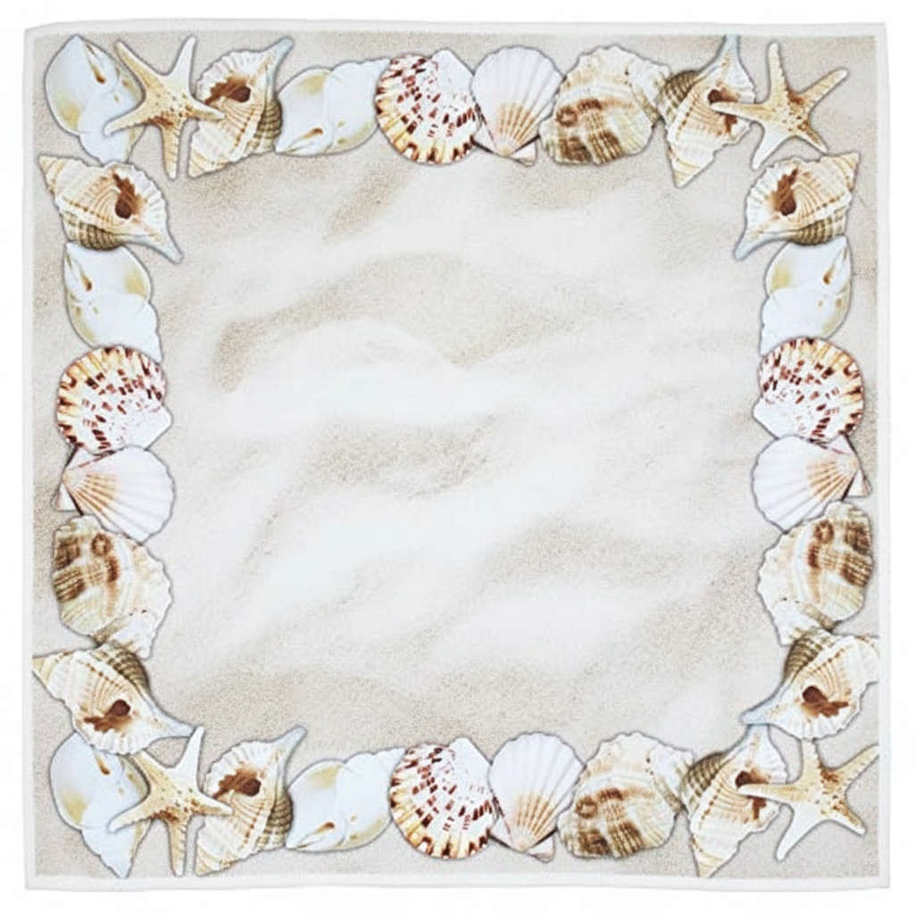 Charlo's Cloth Napkins Set of 4 Ring Seas 16