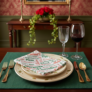 Charlo's Cloth Napkins Set of 4 Mamma Mia 16