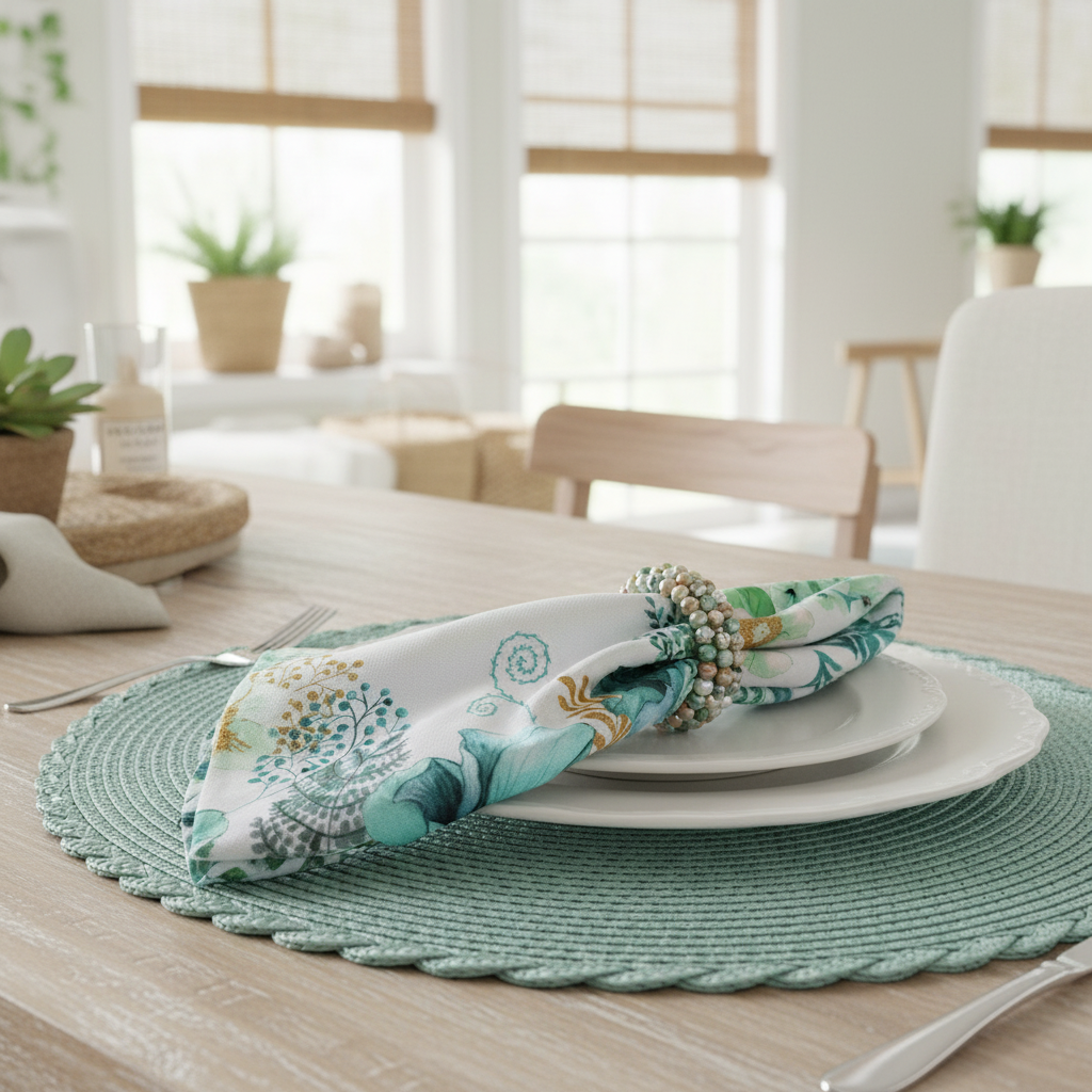 Charlo's Cloth Napkins Set of 4 Pure Beauty 16