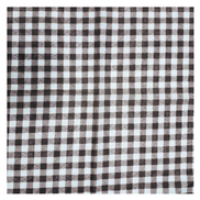 Charlo's Synthetic Cloth Napkins Set of 4 Plaid Brown 16