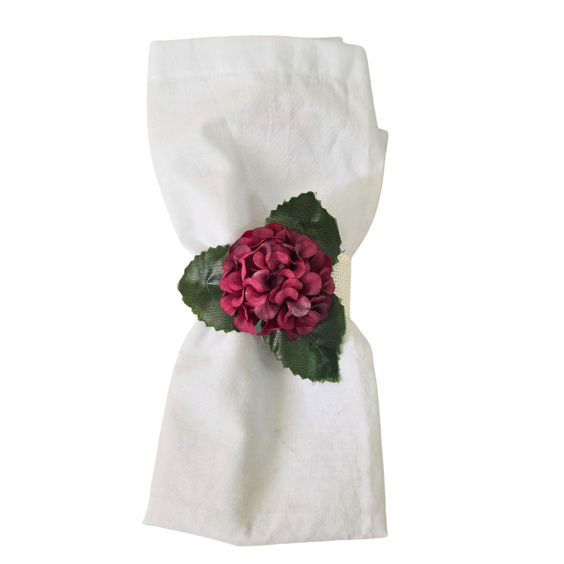 Colorful Garden Mini Hydrangea Napkin Rings – Set of 4 | Maison Charlô
