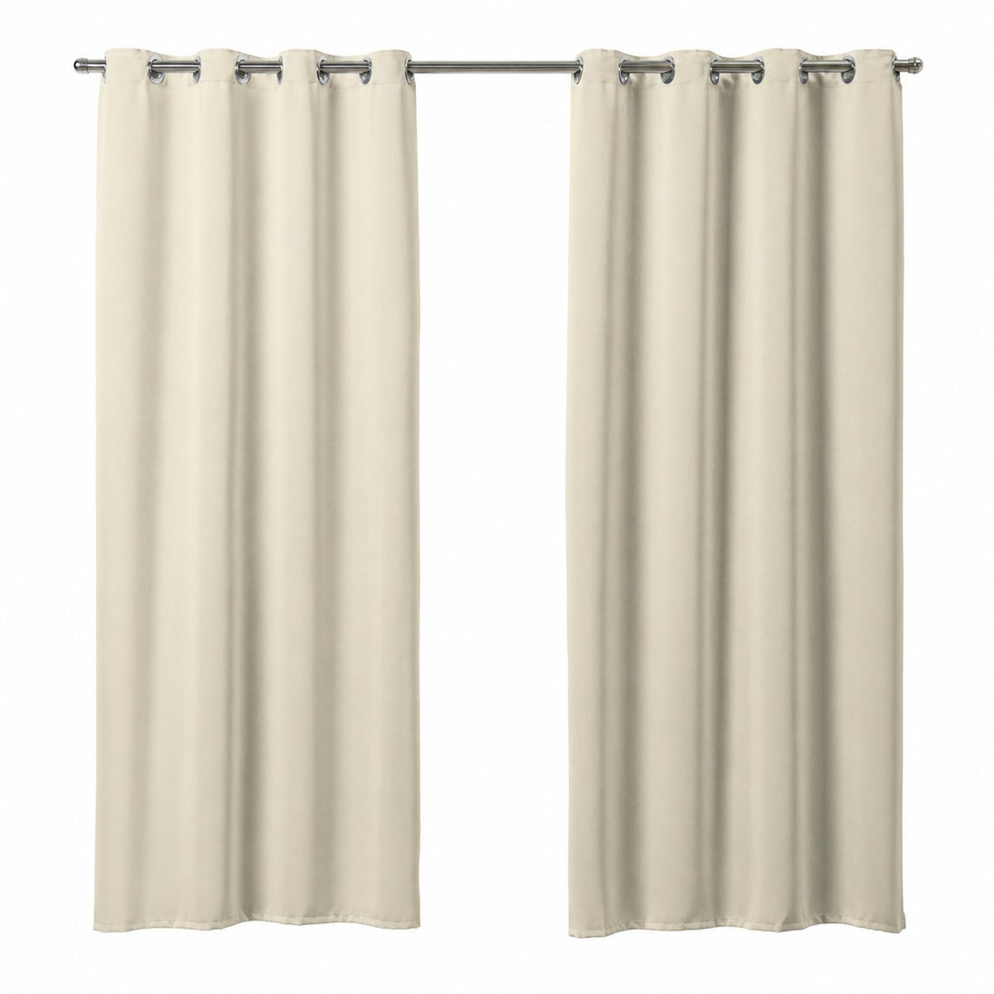 Maison Charlo Basic Blackout Curtains – Natural – 118 x 98 in – Set of 2 Panels