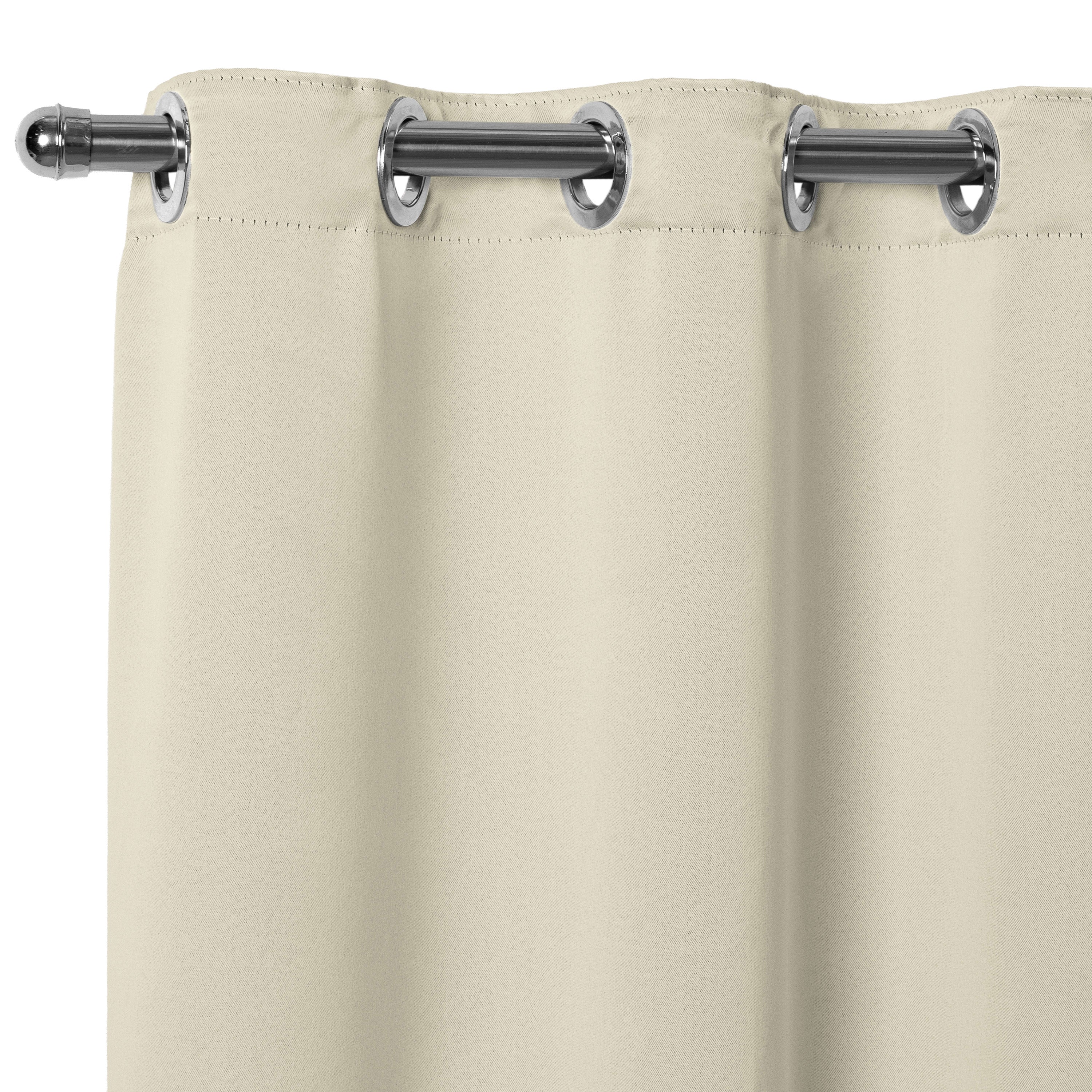 Maison Charlo Basic Blackout Curtains – Natural – 102 x 71 in – Set of 2 Panels