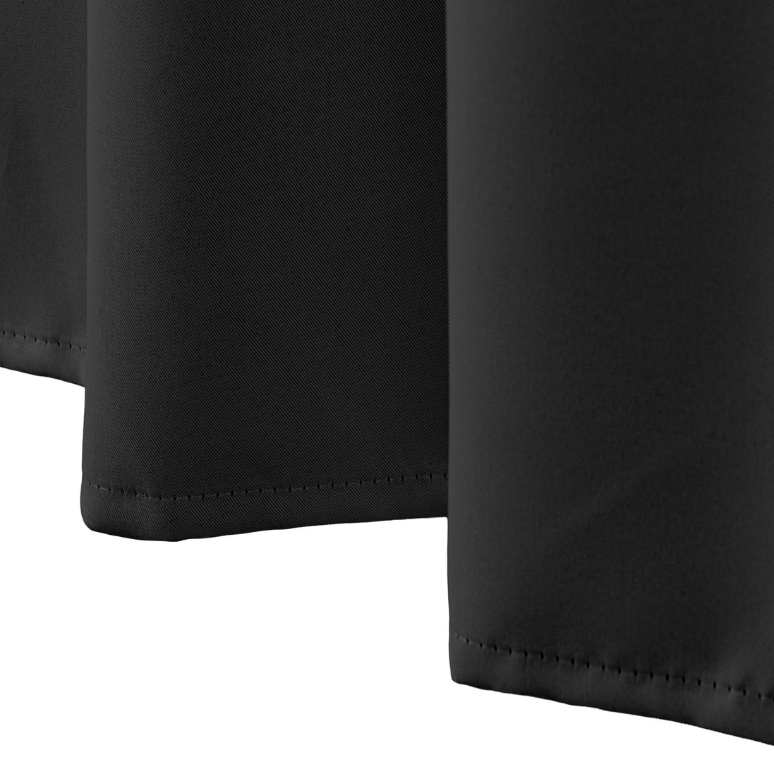 Maison Charlo Basic Blackout Curtains – Black – 118 x 98 in – Set of 2 Panels