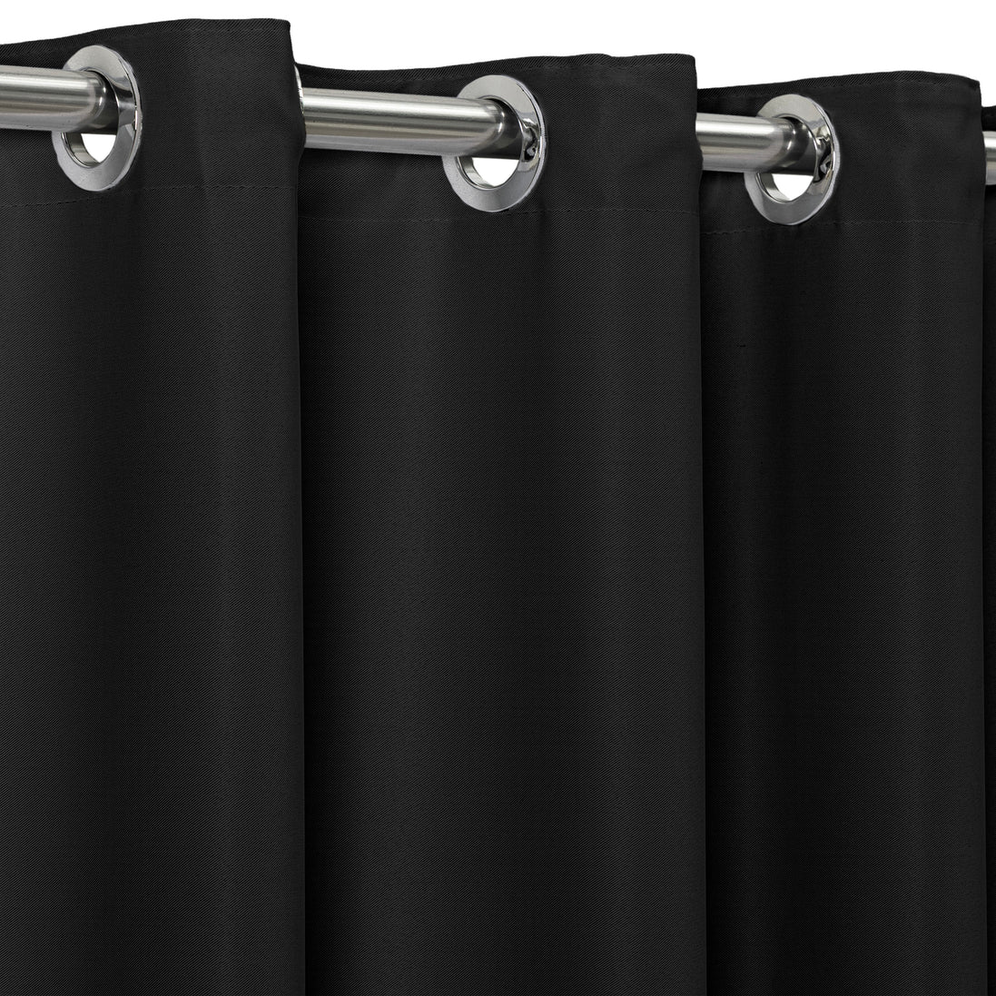 Maison Charlo Basic Blackout Curtains – Black – 118 x 98 in – Set of 2 Panels
