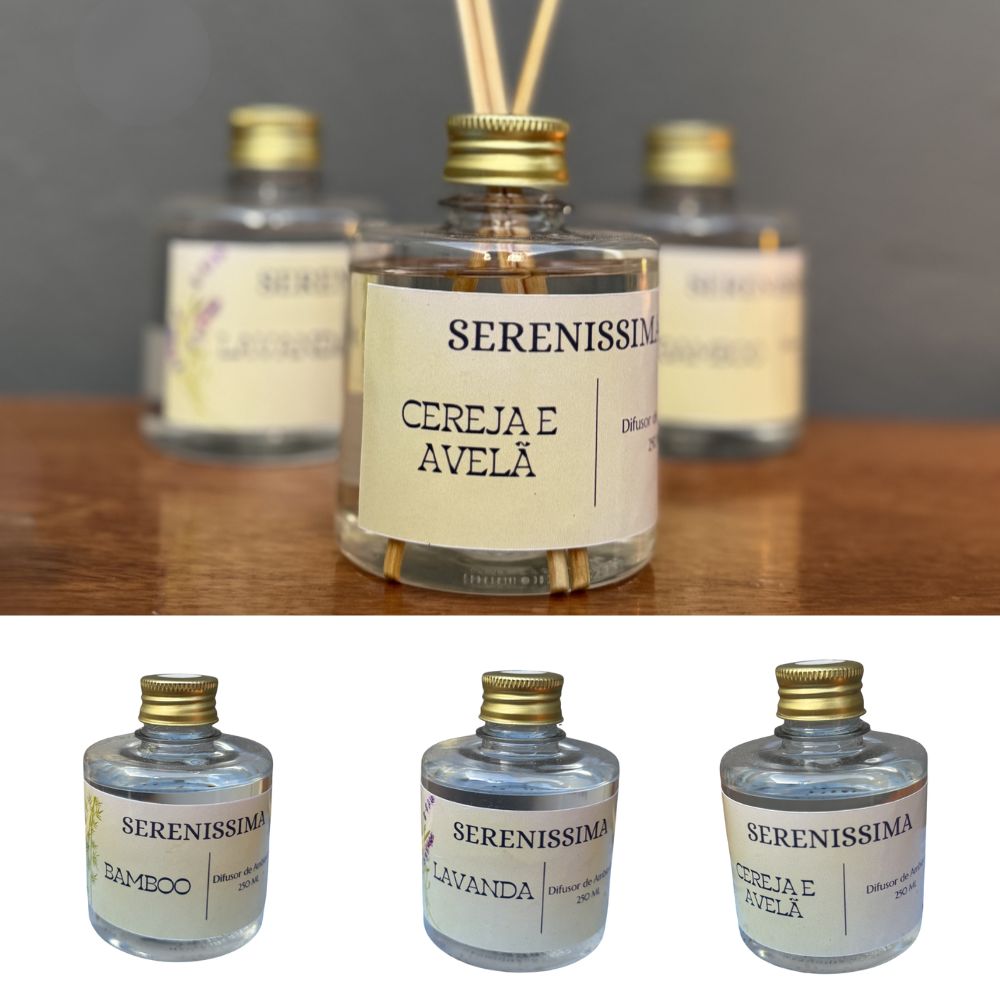 Difusor de Ambiente Economic FrascoPet com Varetas de Madeira 250ml Aroma