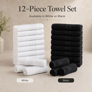 12-Piece Linea Professional Face Towel Set for Beauty Salons, Hairdressers & Barbershops (Copy)