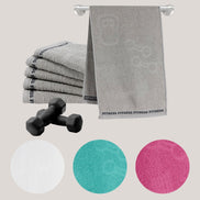Set of 6 Cotton Gym Towels 12