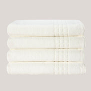 City Professional Bath Towel White 55.1 x 27.6 in – 410 GSM Cotton Blend for Hospitality