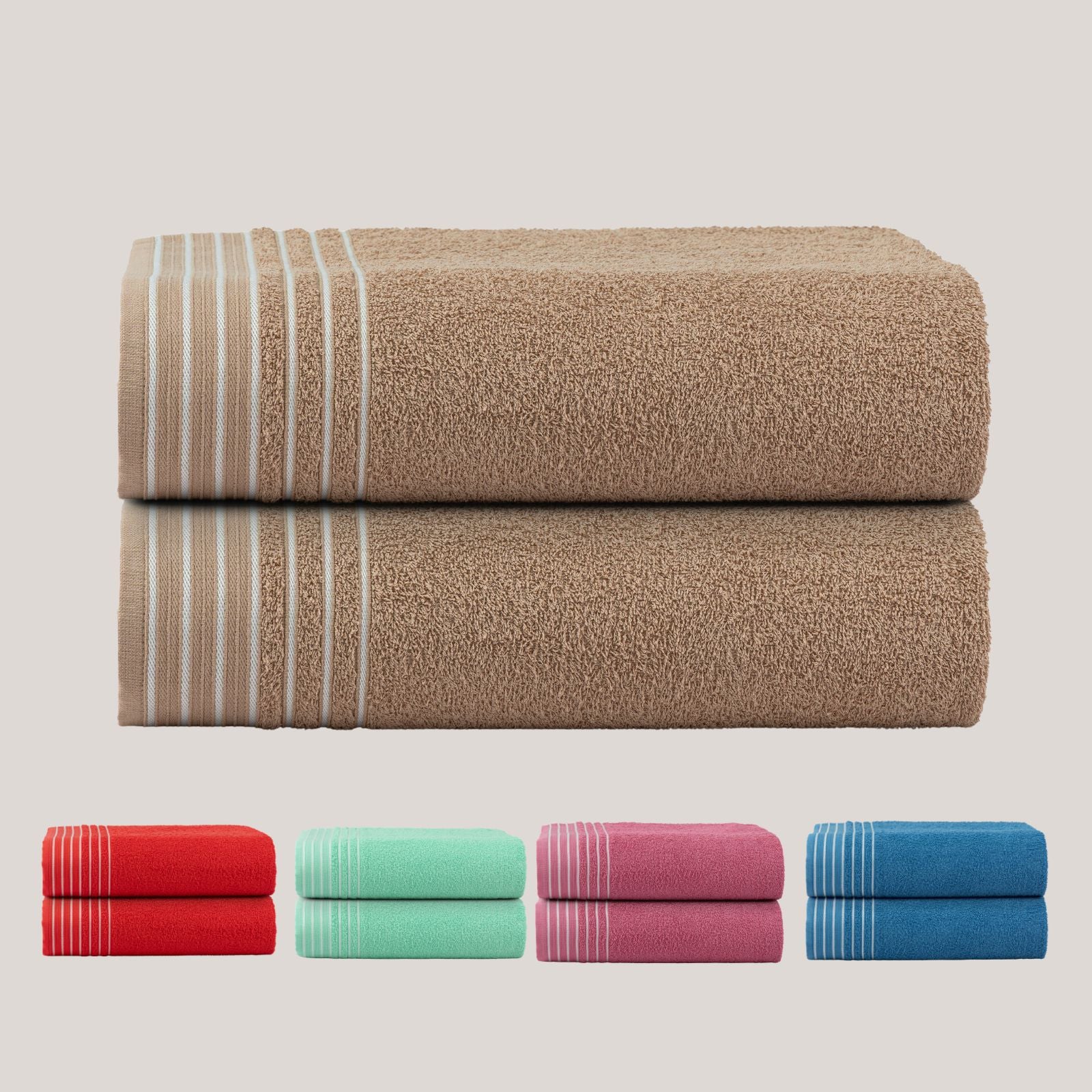 Set of 2 Kalistra Oversized Bath Towels 30