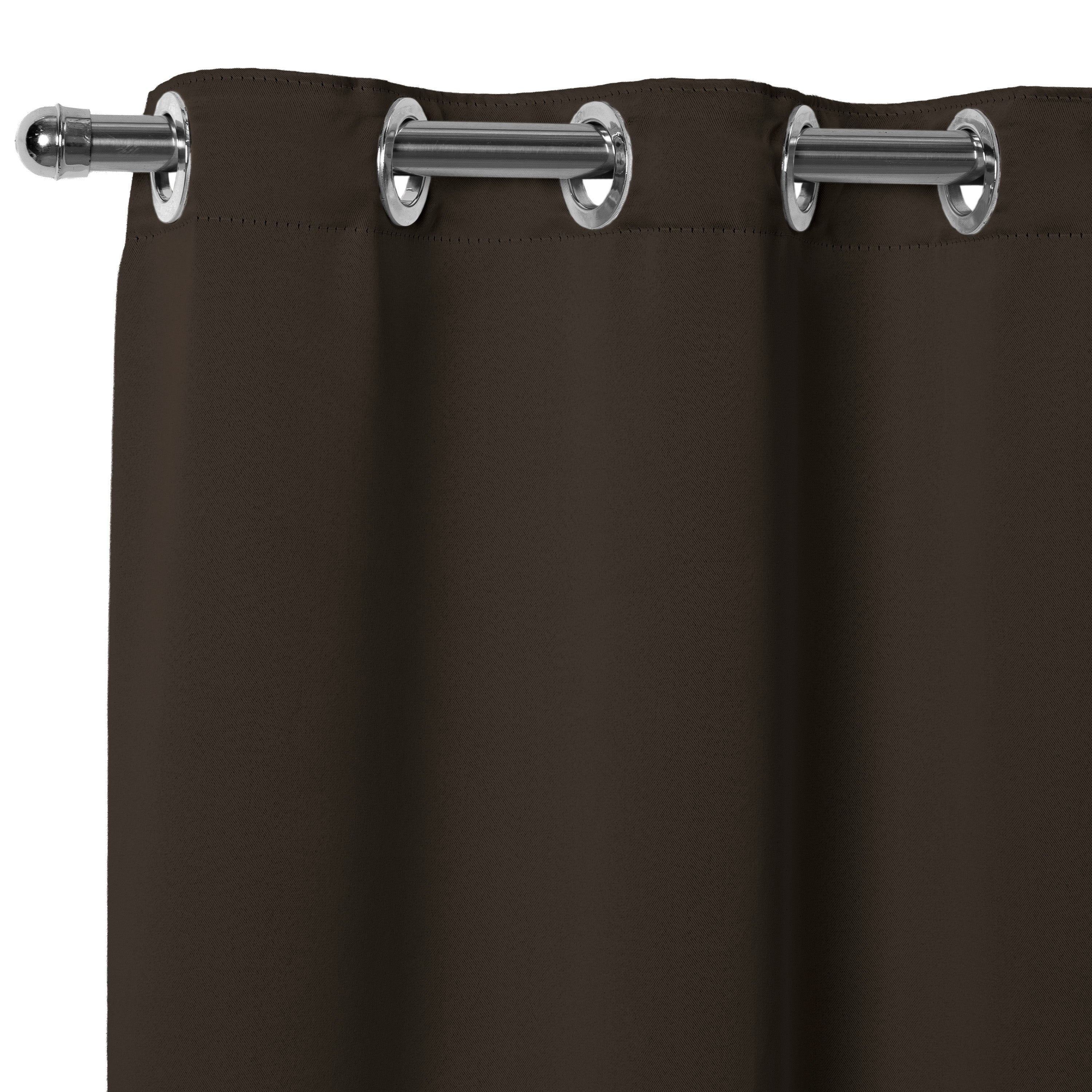 Maison Charlo Basic Blackout Curtains – Tobacco Brown – 236 x 98 in – Set of 2 Panels