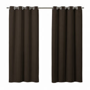 Maison Charlo Basic Blackout Curtains – Tobacco Brown – 236 x 98 in – Set of 2 Panels